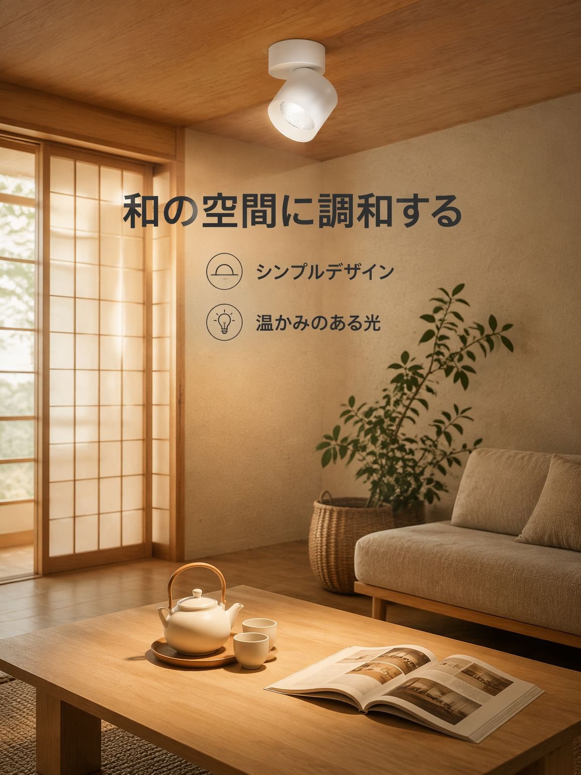 LED折りたたみダウンライト