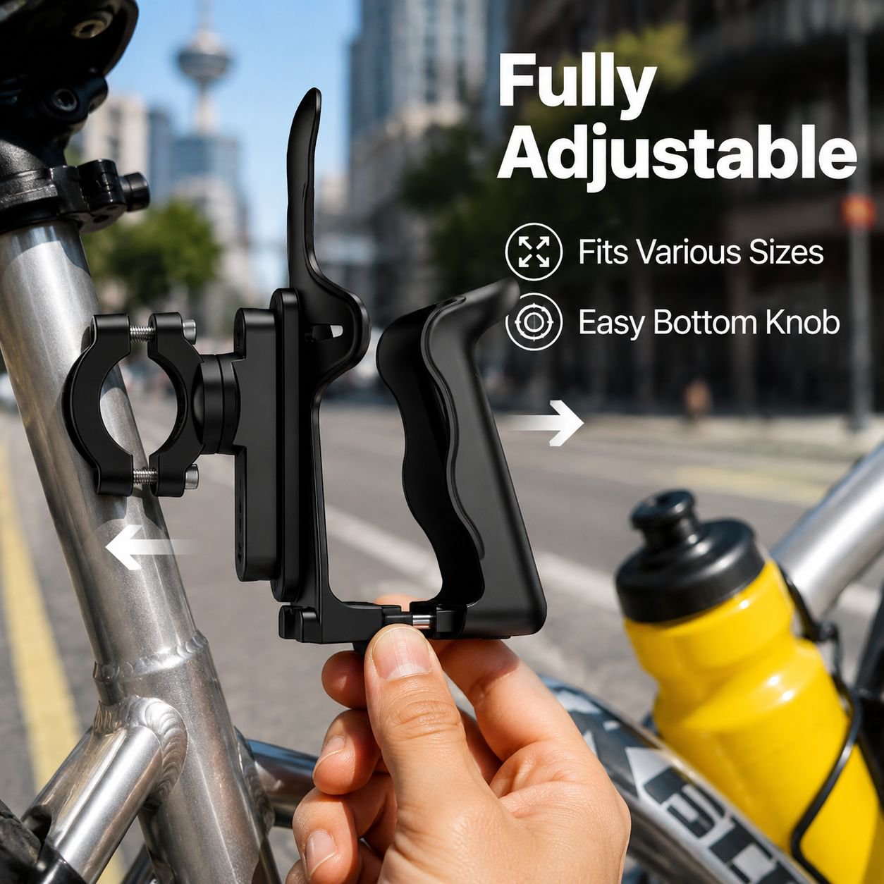 Motorcycle Bicycle Cage Cup Holder Mount