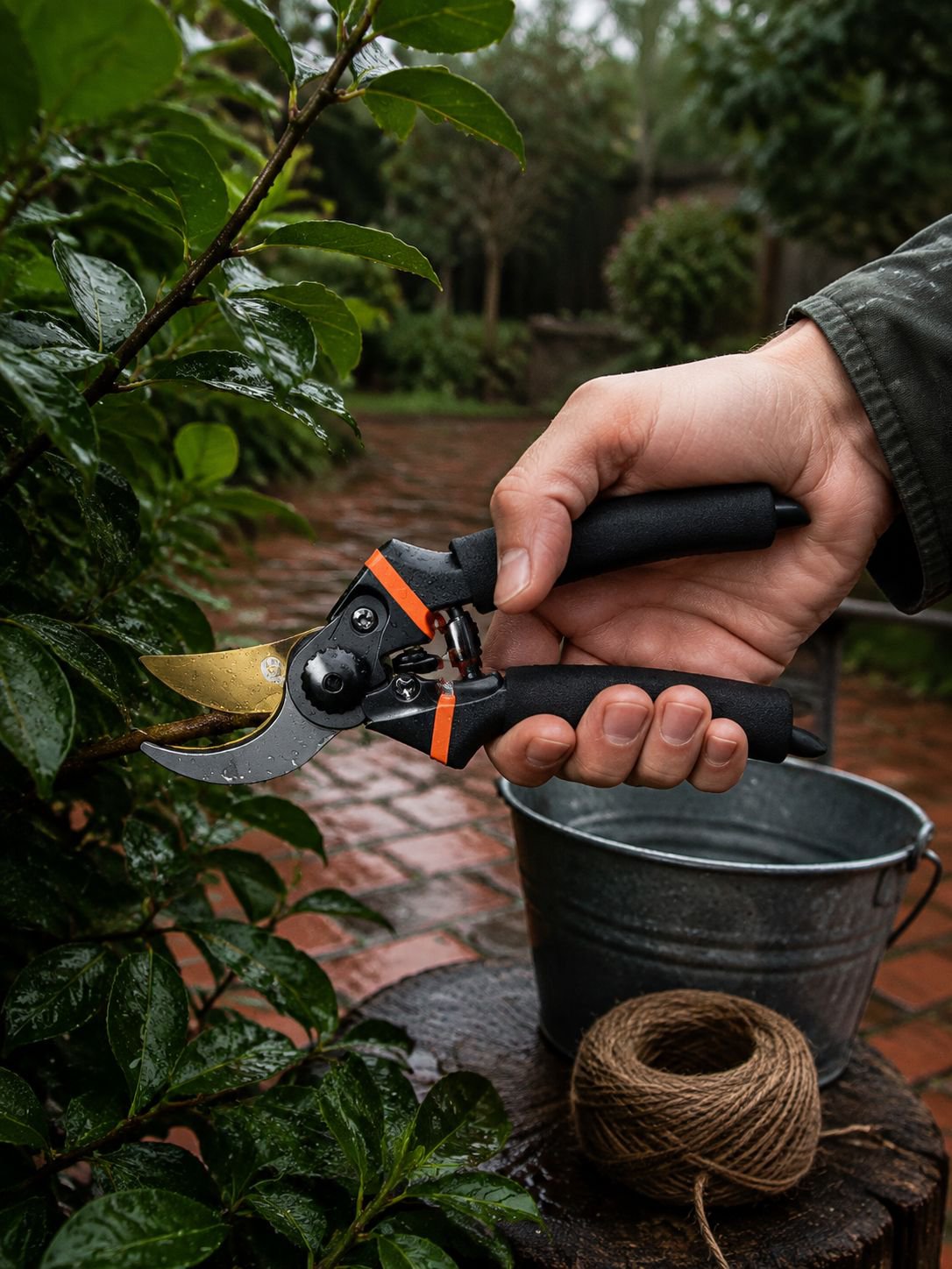 Ergonomic pruning shears for easy and precise cuts