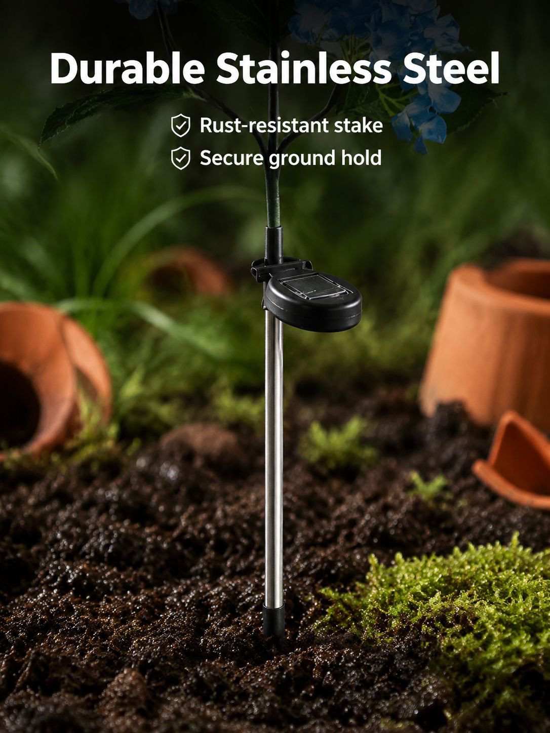 Solar Hydrangea String Lights Outdoor Waterproof Decorative Lamp for Garden and Home