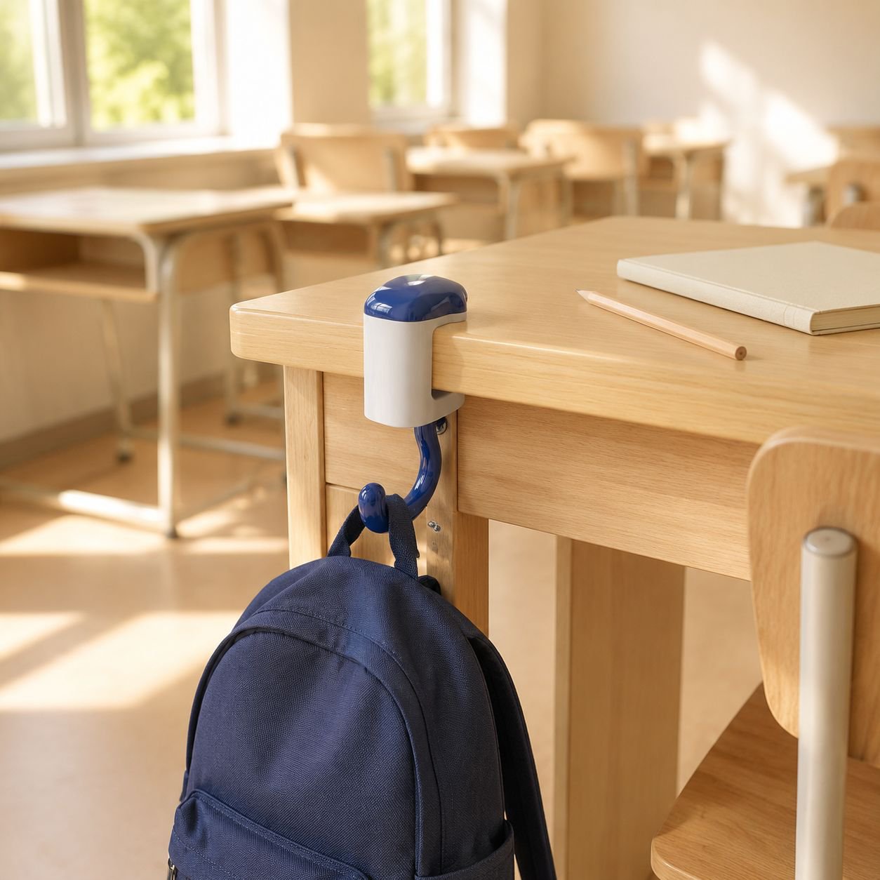 Crochet pratique pour sac scolaire