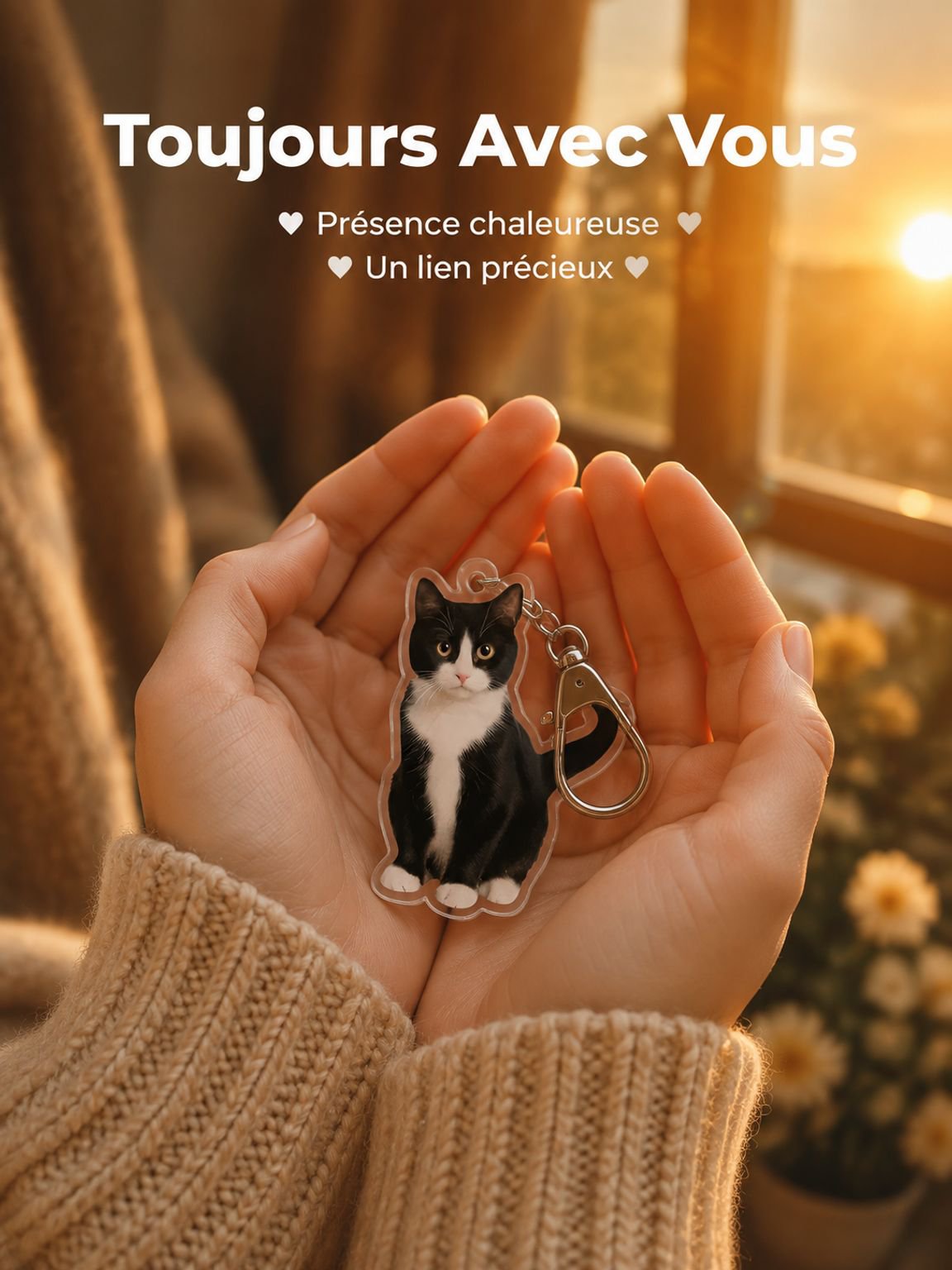 Accessoire déco unique avec photo d'animal de compagnie