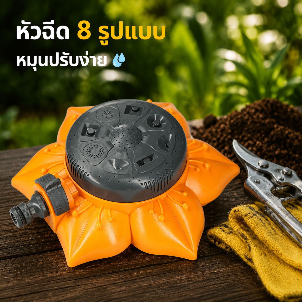 หัวฉีดน้ำรดสนามหญ้า