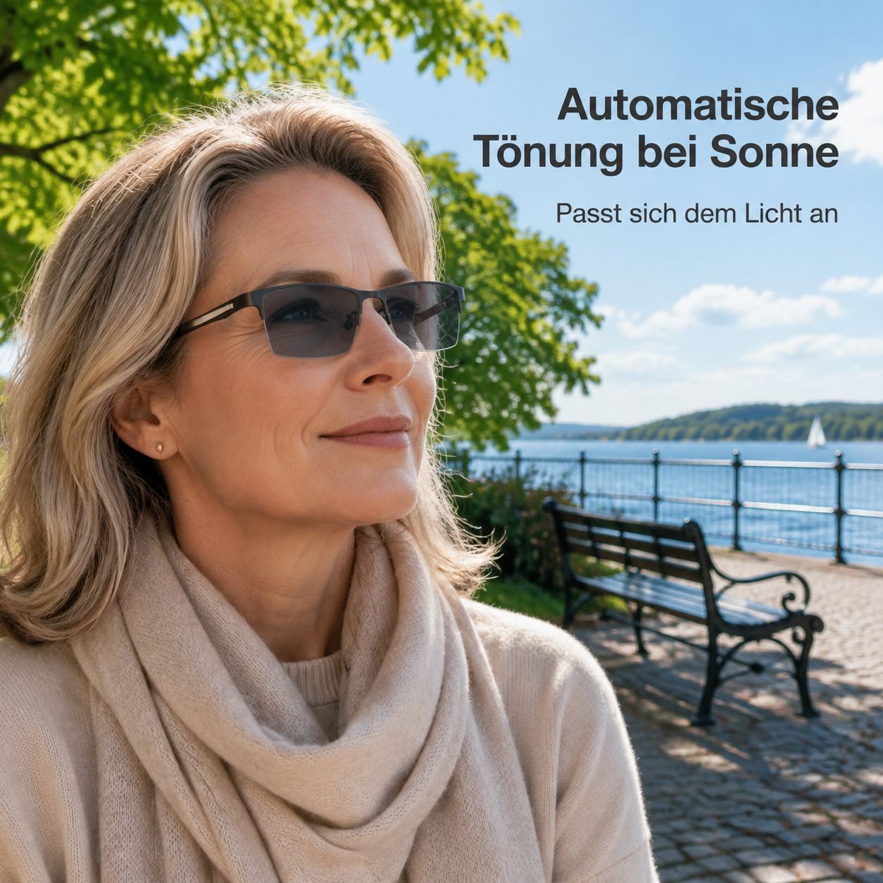 Multifokale photochrome Lesebrille