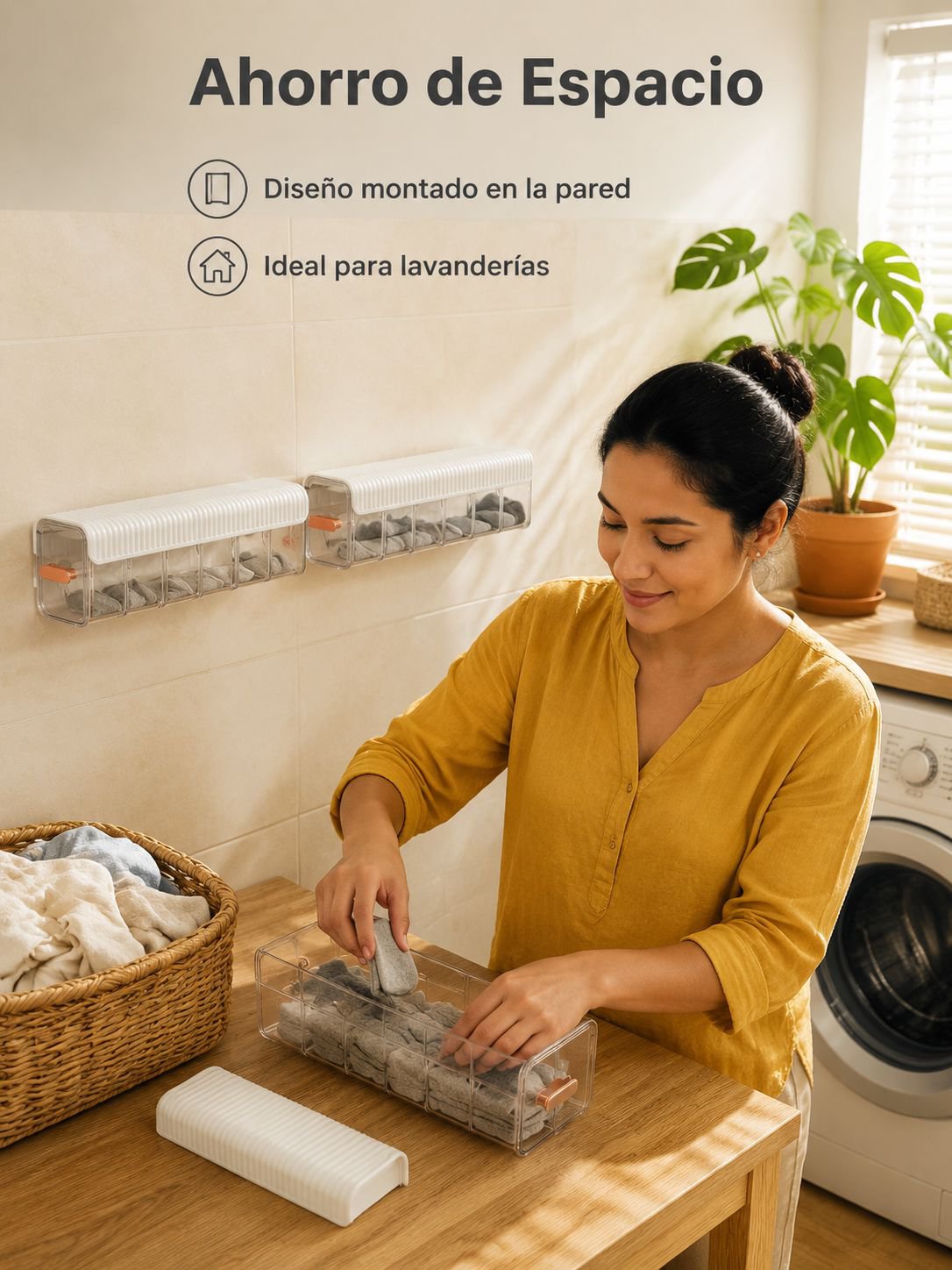 Organizador de ropa interior de pared con varias secciones, la mejor opción para tu nuevo hogar