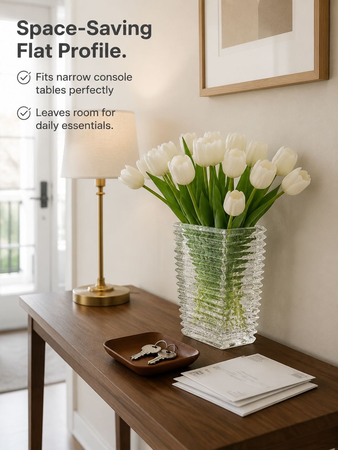 Modern Minimalist Crystal Glass Vase