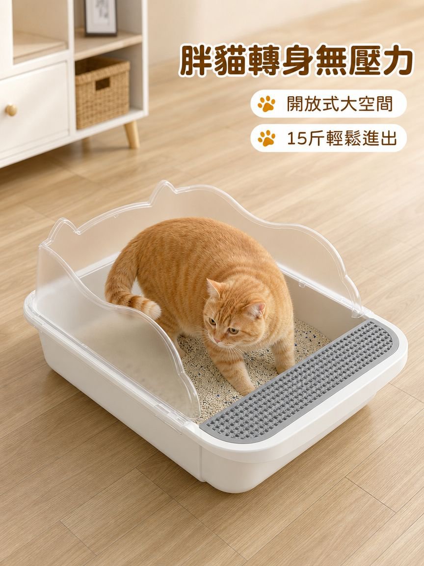 超大號加厚貓砂盆