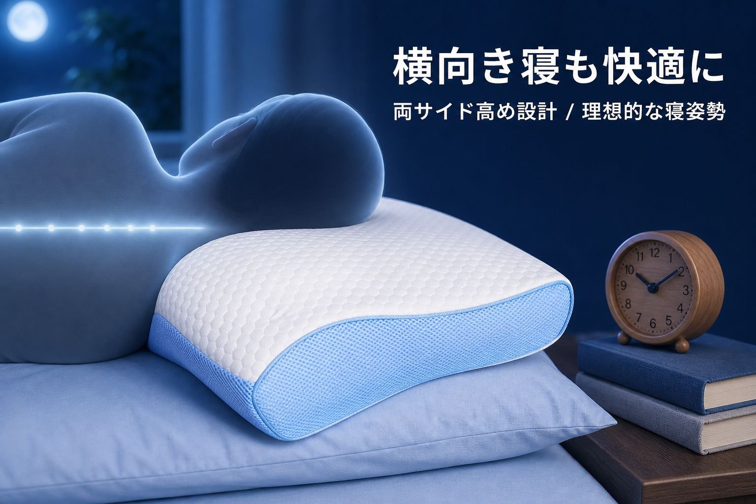 快適な低反発メモリーフォーム枕