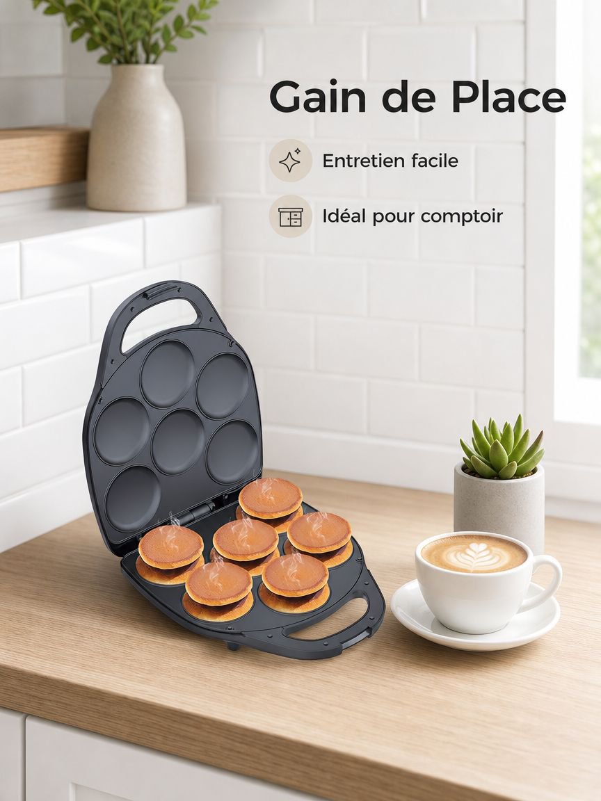 Appareil à pain, gâteau et hamburger multifonction pour le petit-déjeuner