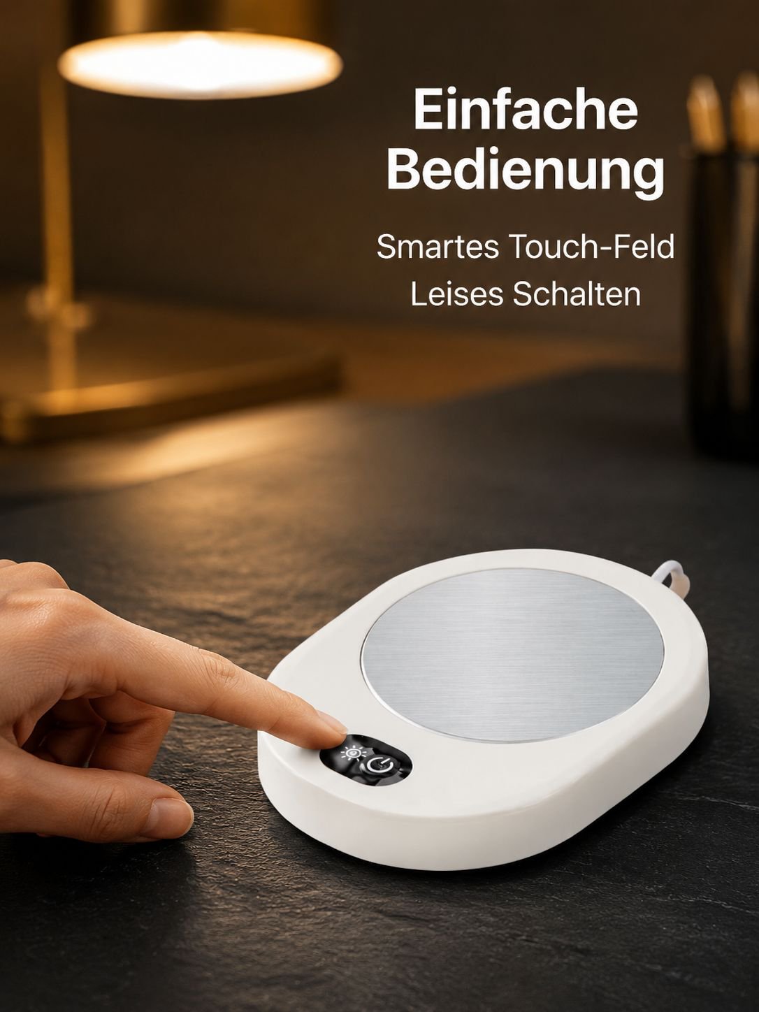 Intelligente beheizte Tassenuntersetzer