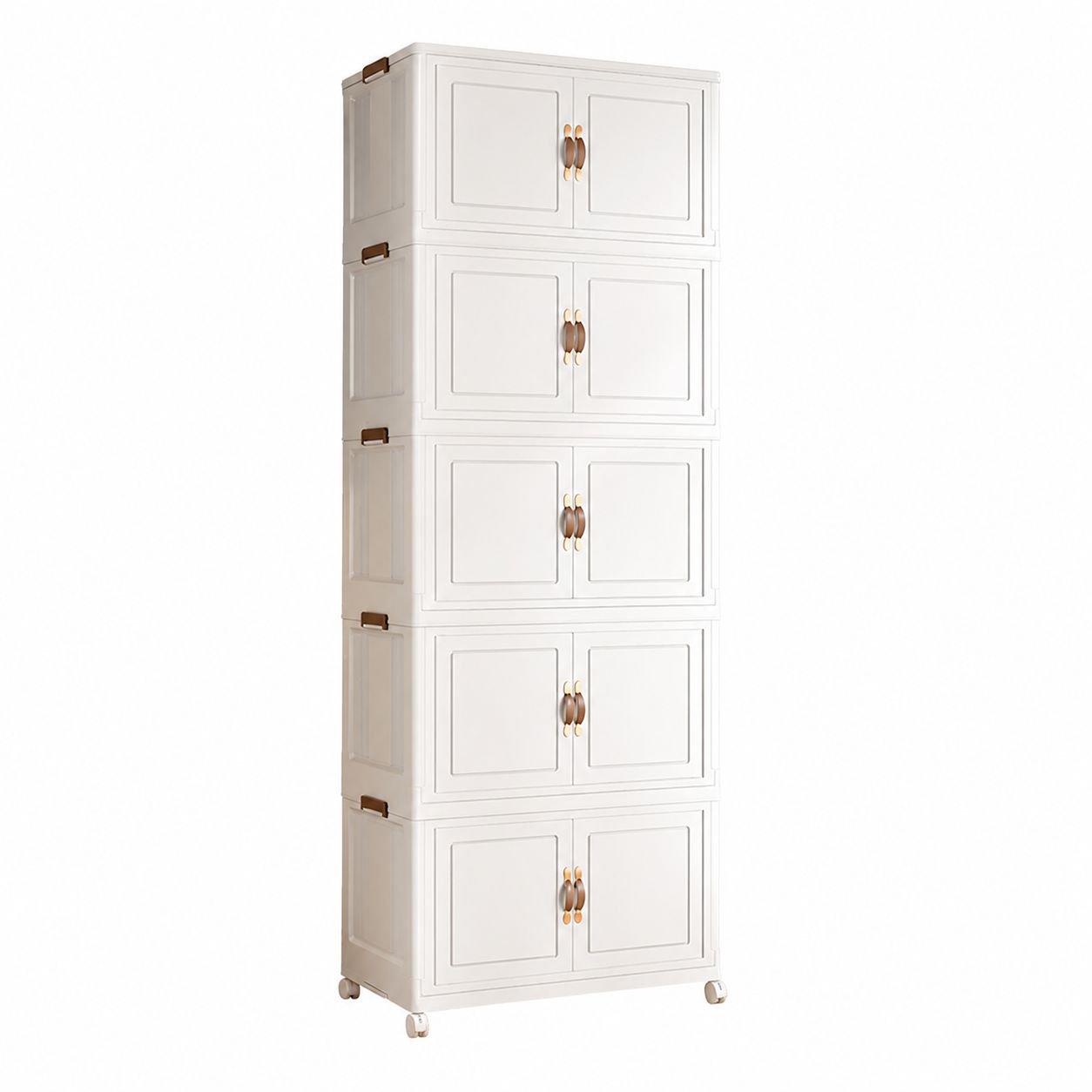 Foldable Multi-layer Storage Unit, Sleek and Durable for Versatile Organization