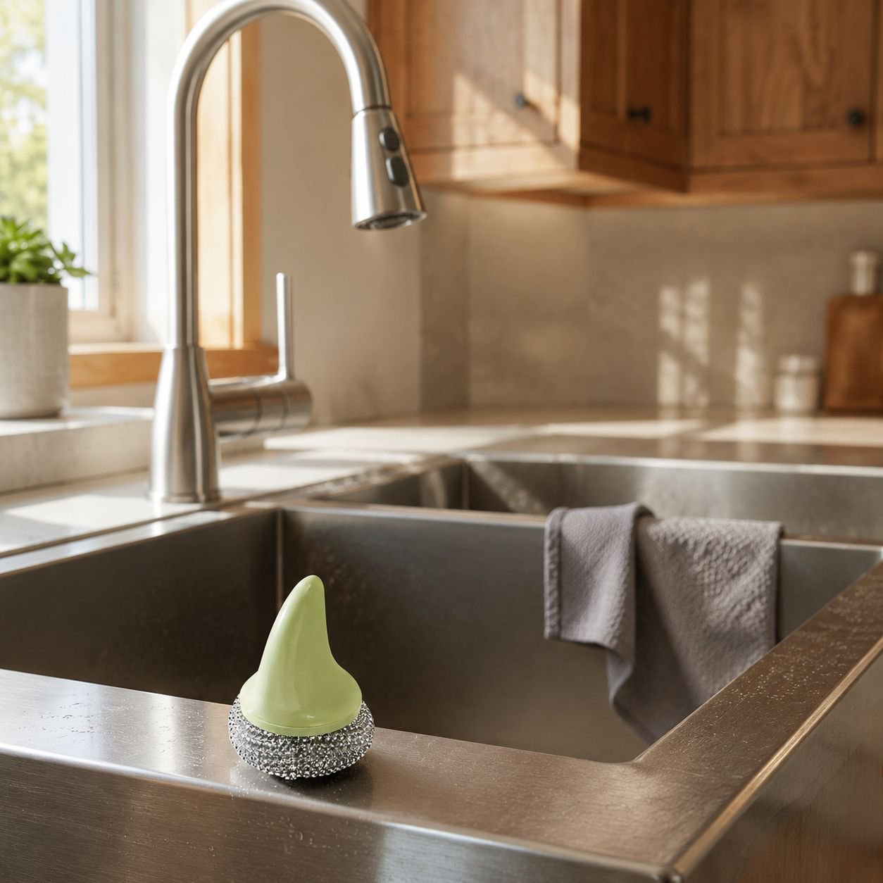 Cepillo multifuncional para ollas de cocina 