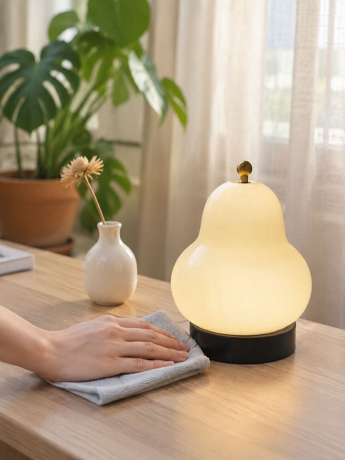 Elegante Tischlampe im Vintage-Stil für Schlafzimmer und Wohnzimmer Dekoration