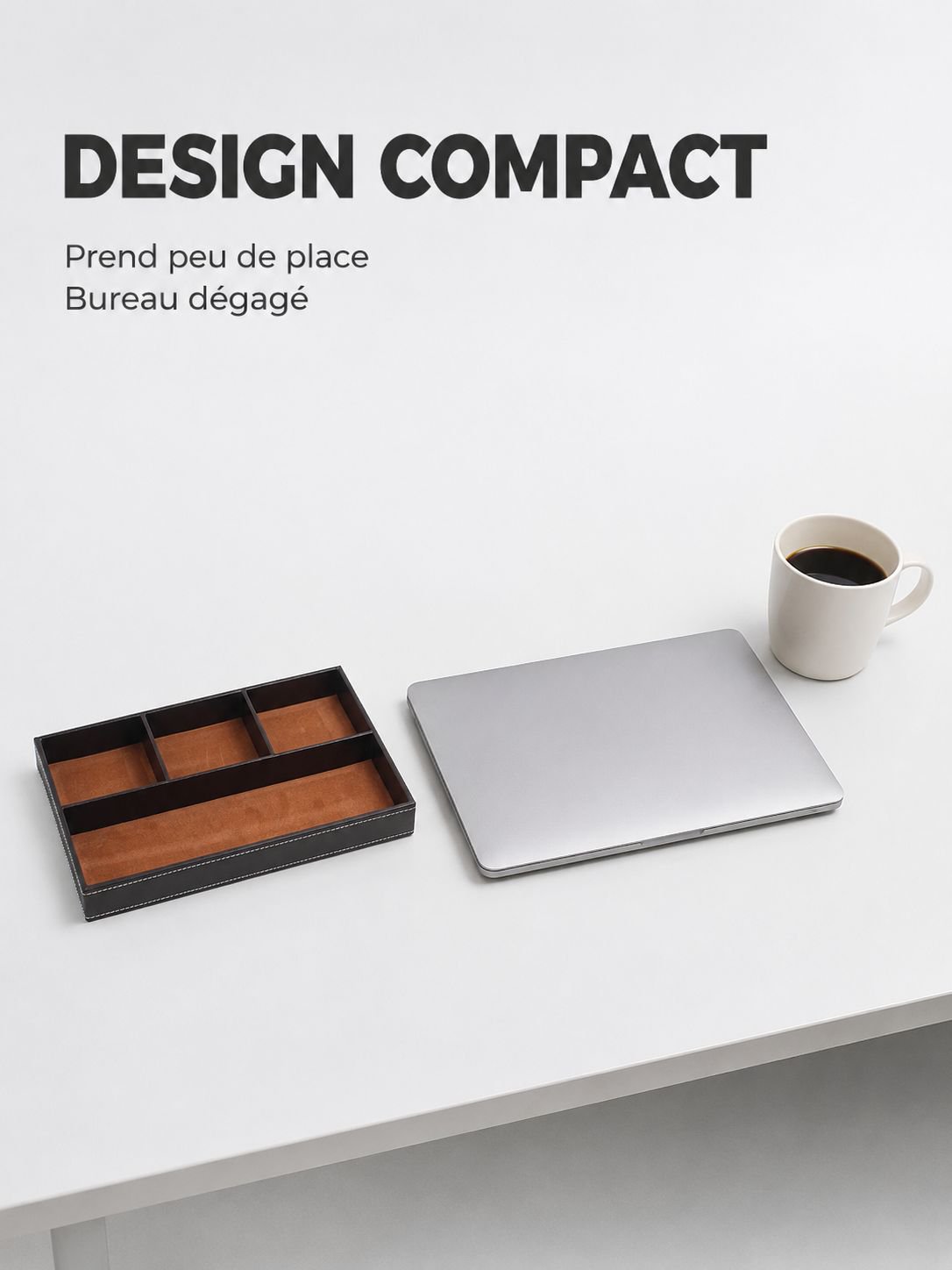 Boîte de rangement de bureau pour articles de papeterie