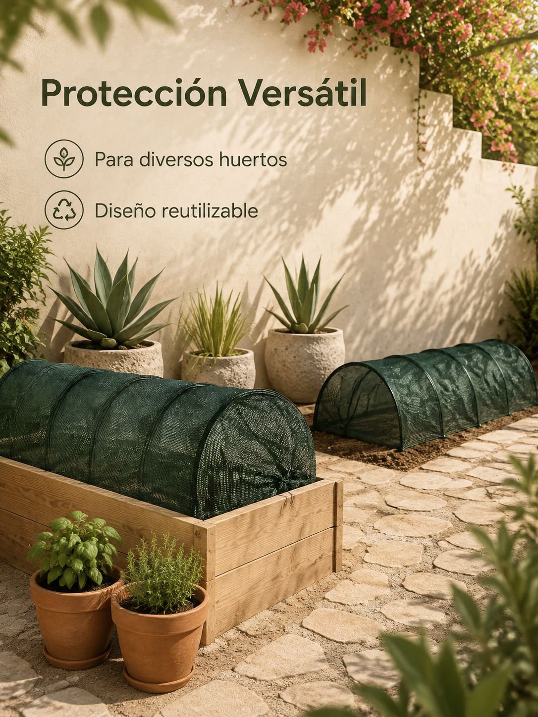 Túnel portátil de invernadero con red de sombra, cubierta protectora para huerto de verduras