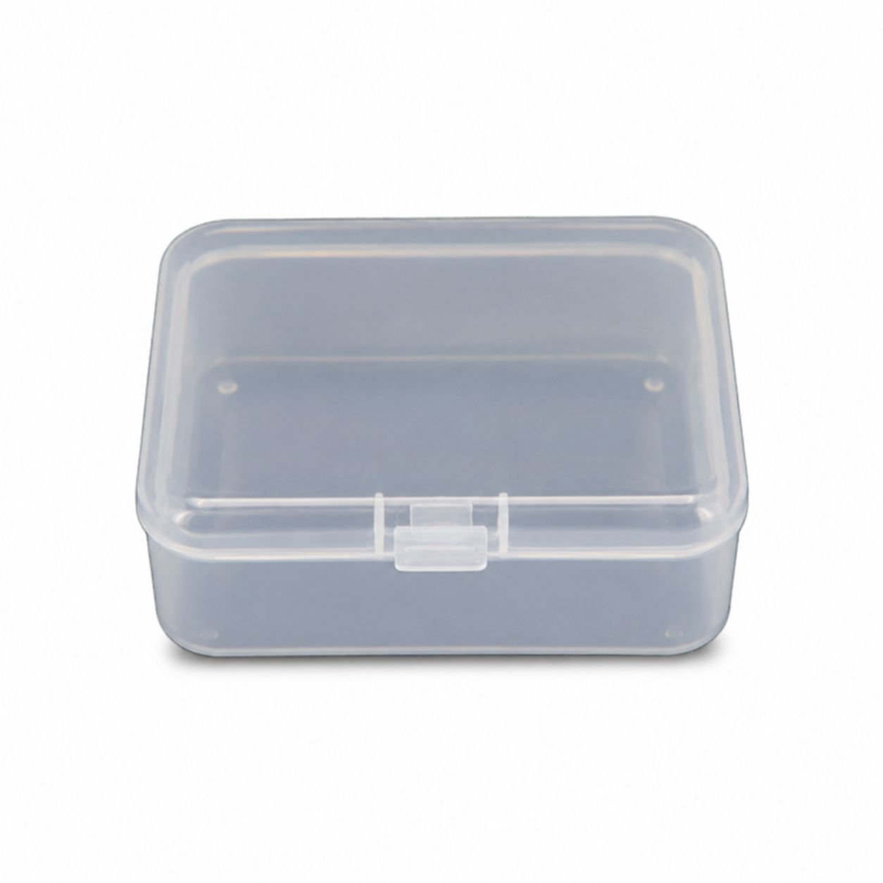 Mini Recyclable Jewelry Rivet Organizer Box, Transparent Plastic, Custom Logo Available