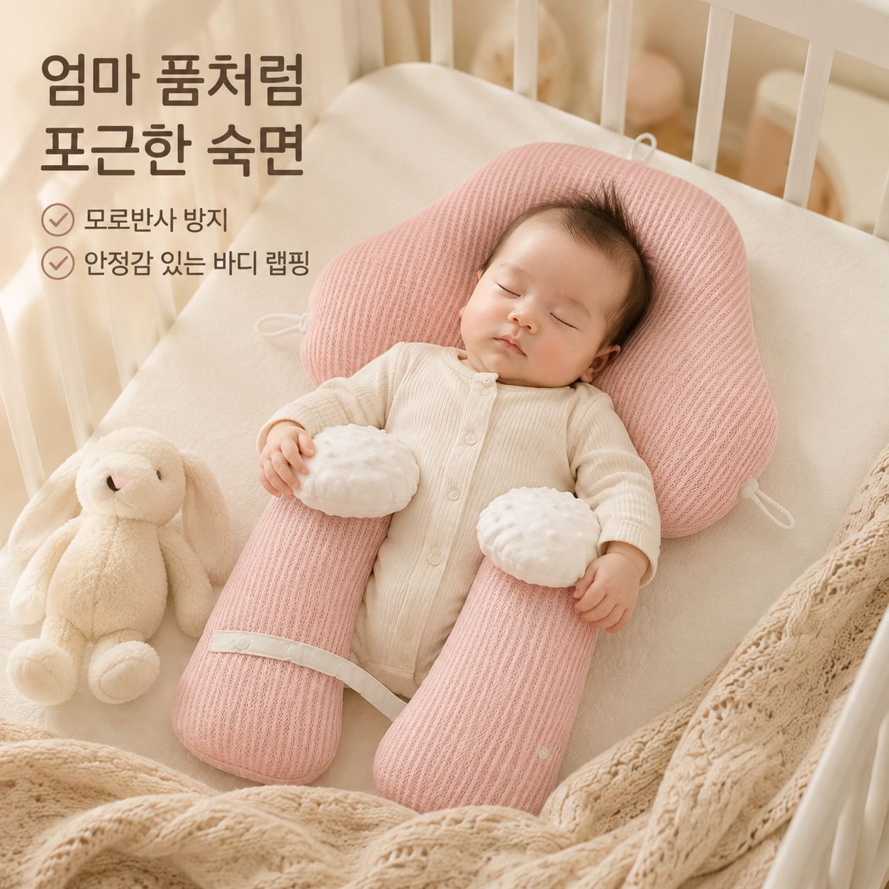 신생아 두상 교정 및 안정 수면 베개