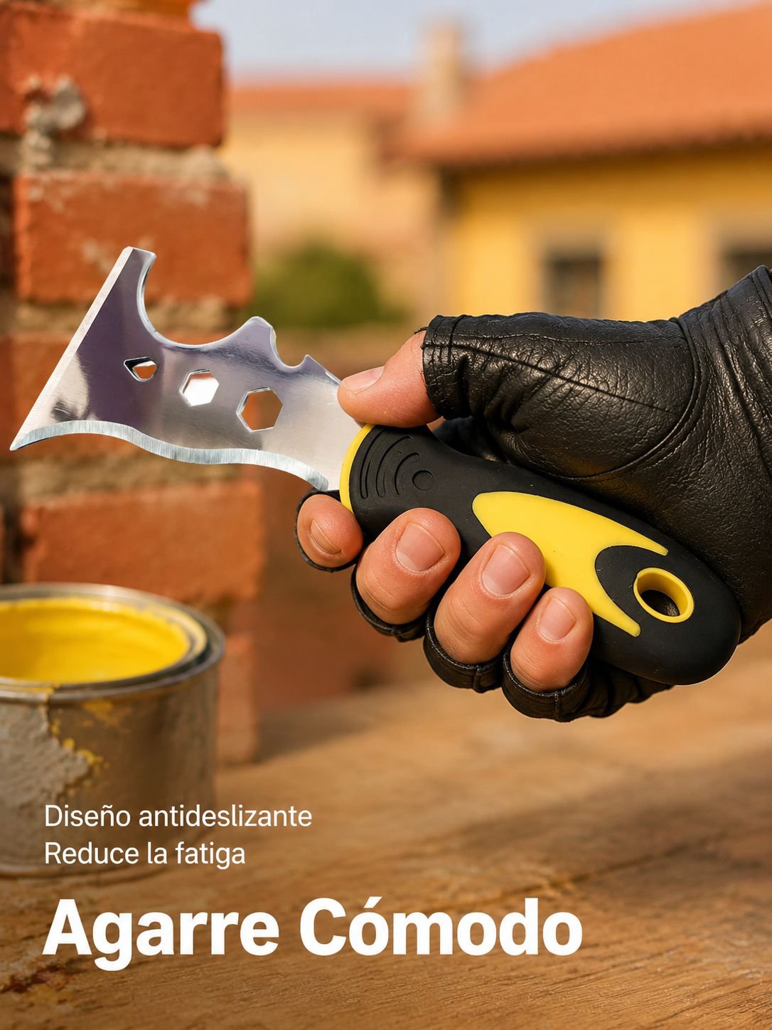 Raspador de limpieza de acero inoxidable