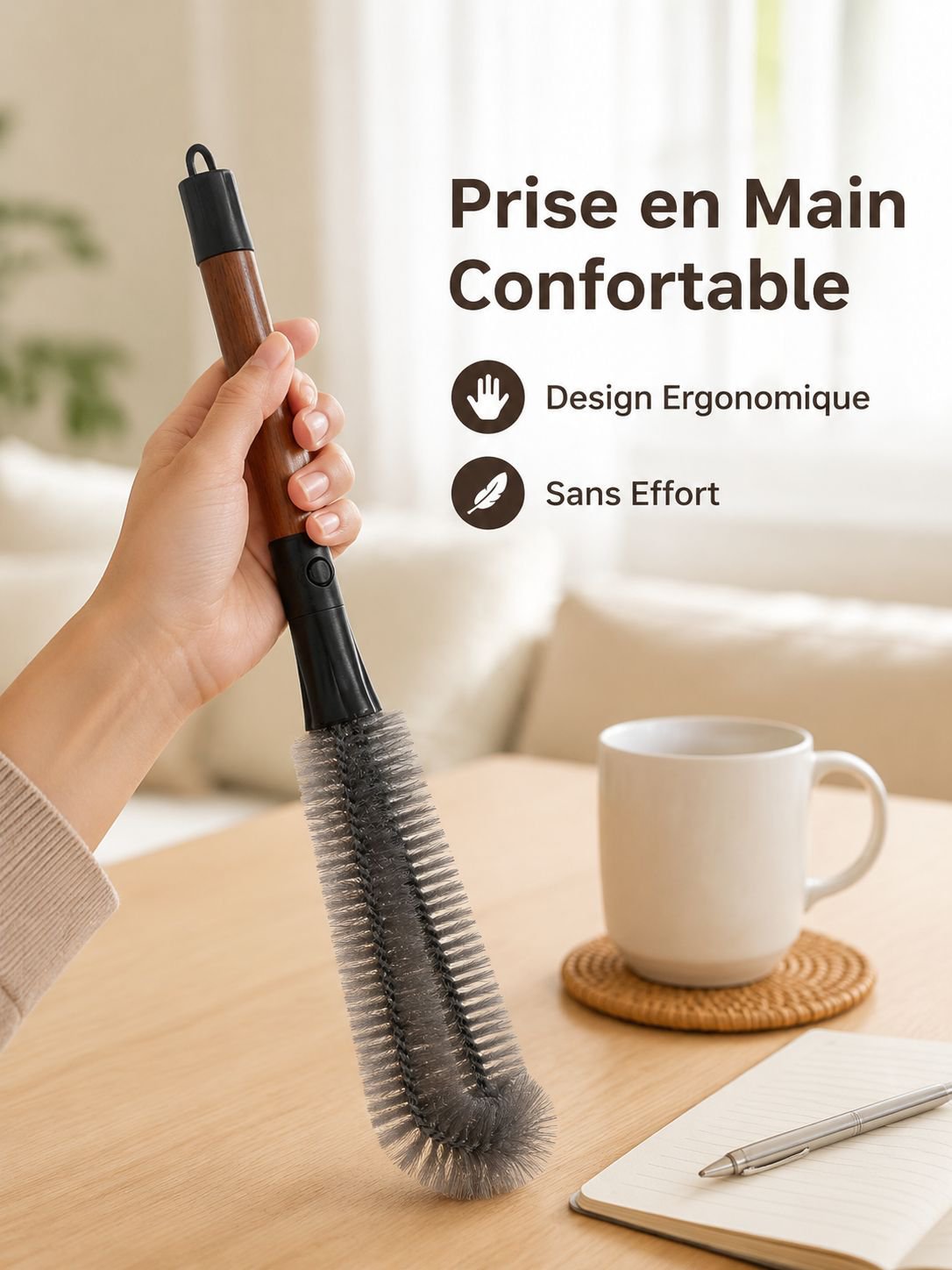 Brosse de nettoyage multifonction