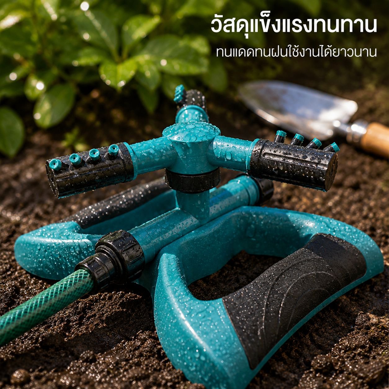 ระบบสปริงเกลอร์เคลื่อนที่สำหรับสวนและสนามหญ้า