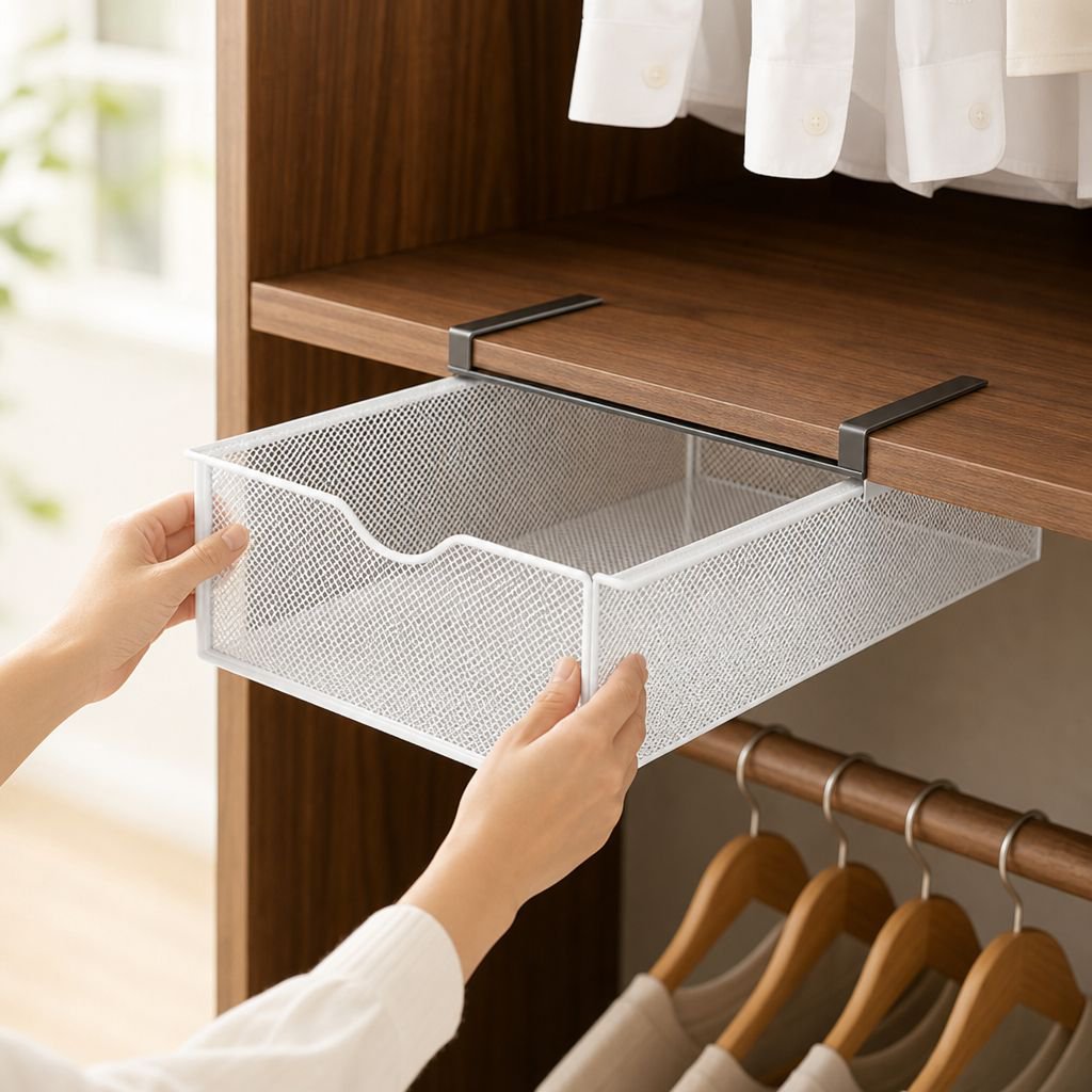 Hanging storage organizer for underwear and socks