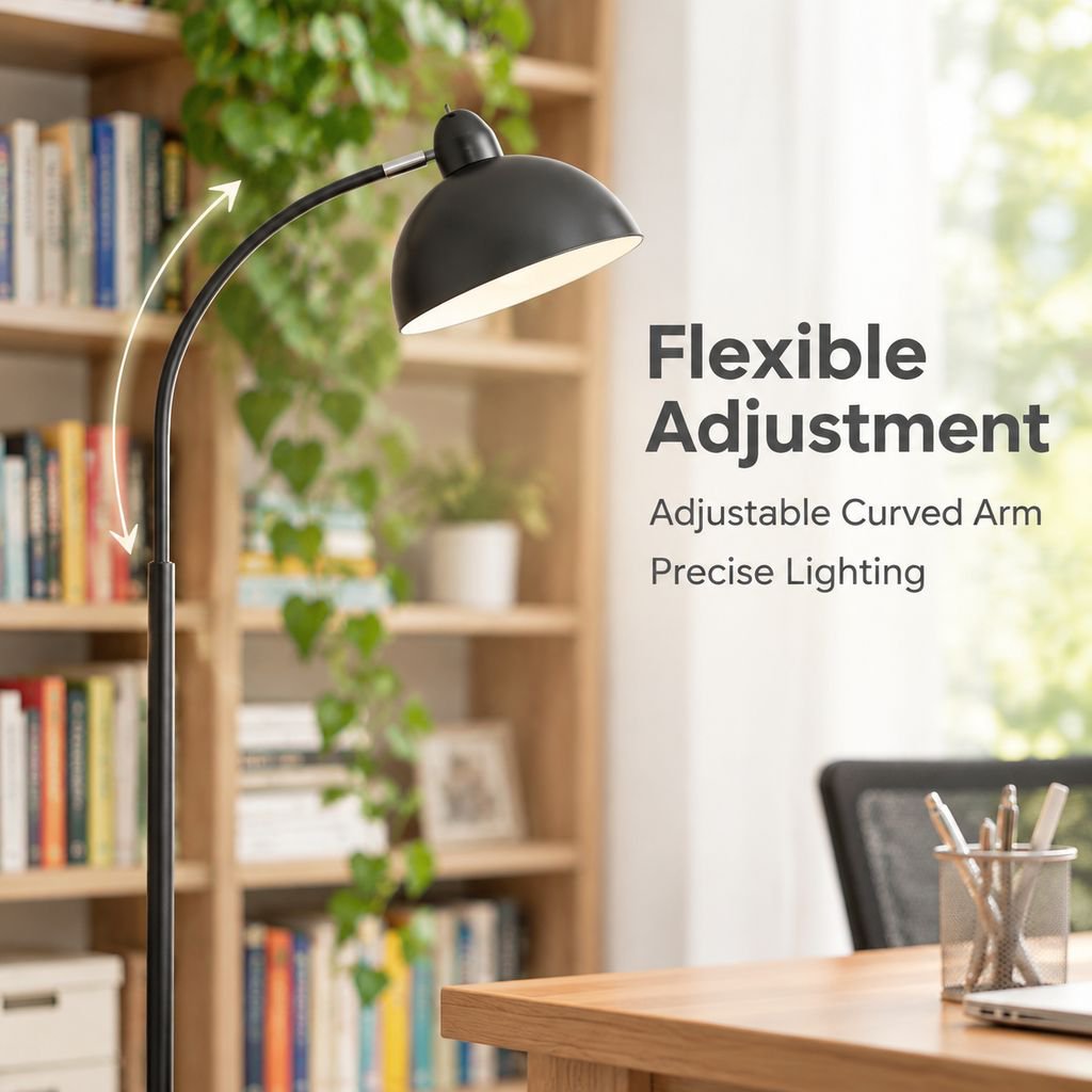 Luxury LED Eye-Caring Floor Lamp for Living Room