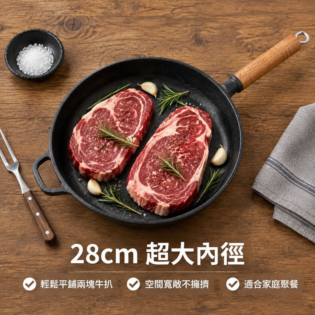 厚底牛排專用煎鍋
