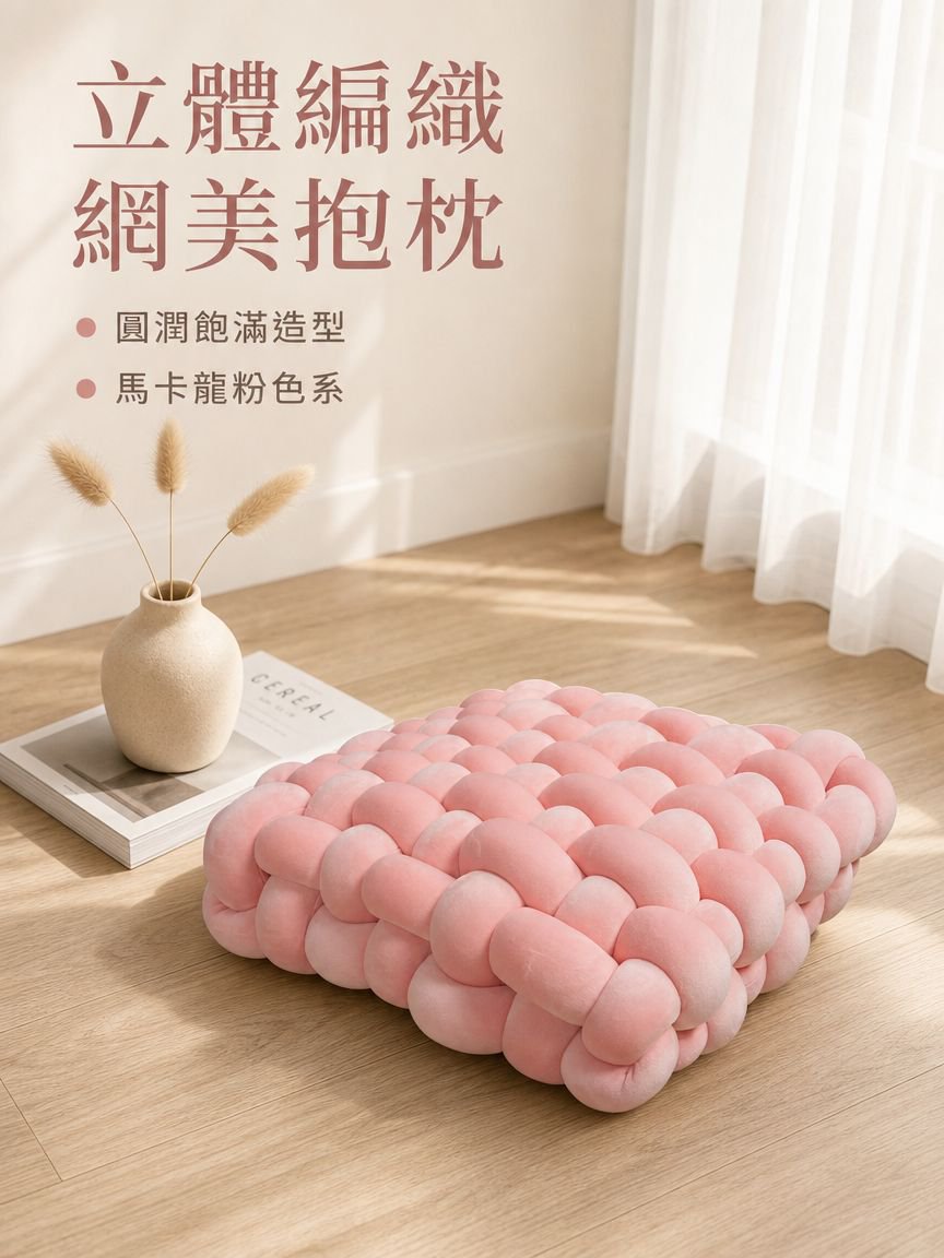 方形靠背抱枕