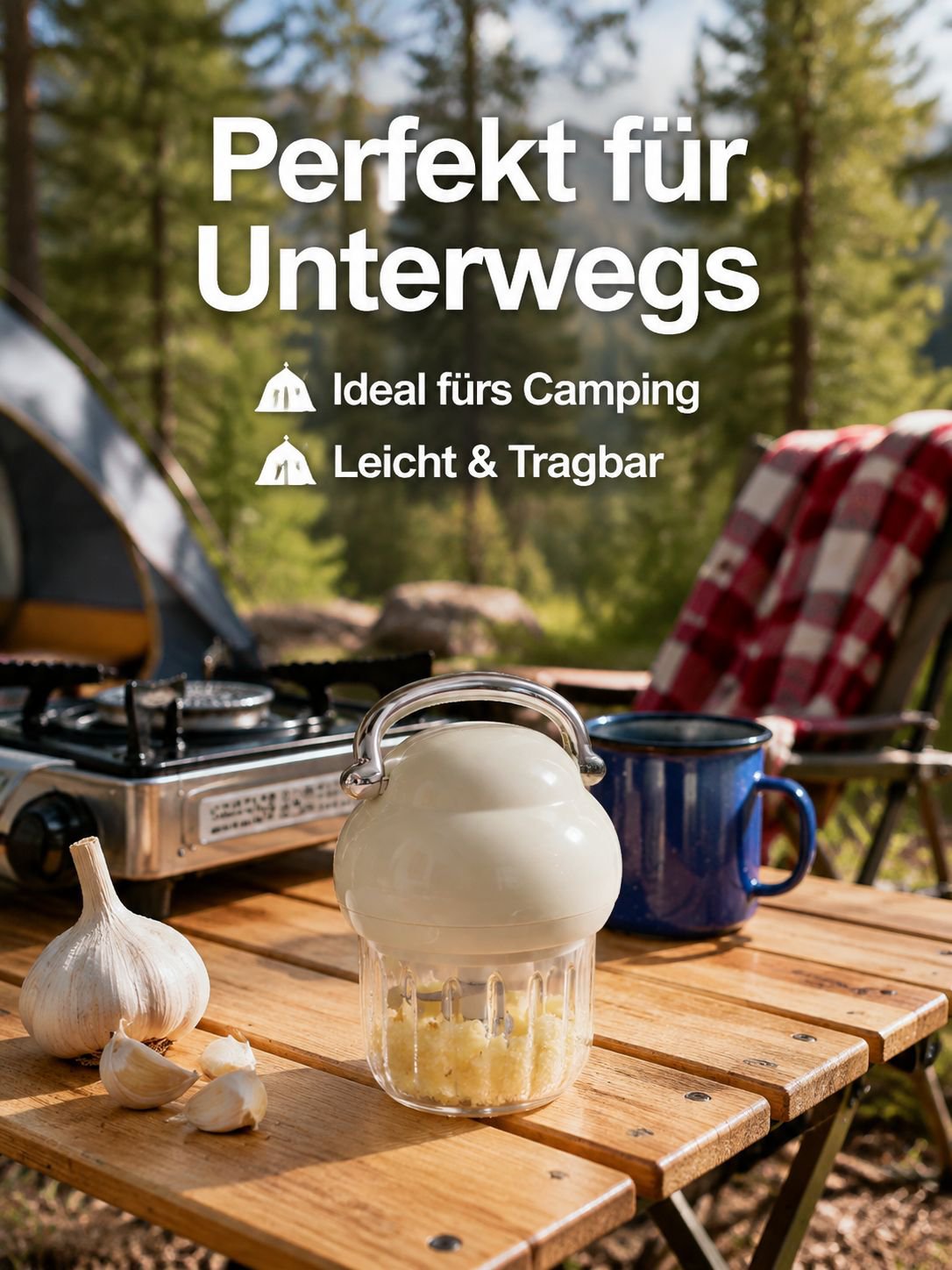Vielseitige Knoblauchpresse als perfektes Geschenk für Hobbyköche