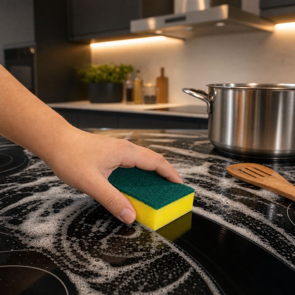 Stack of colorful powerful decontamination sponge cloths