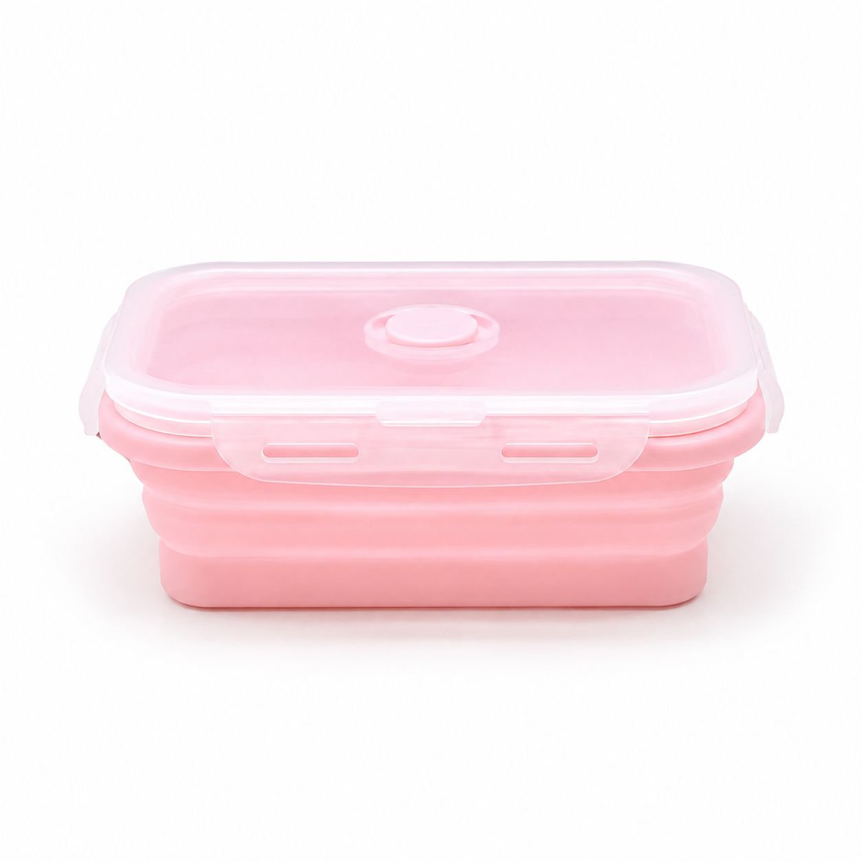 Portable Foldable Silicone Food Container with Sealed Lid
