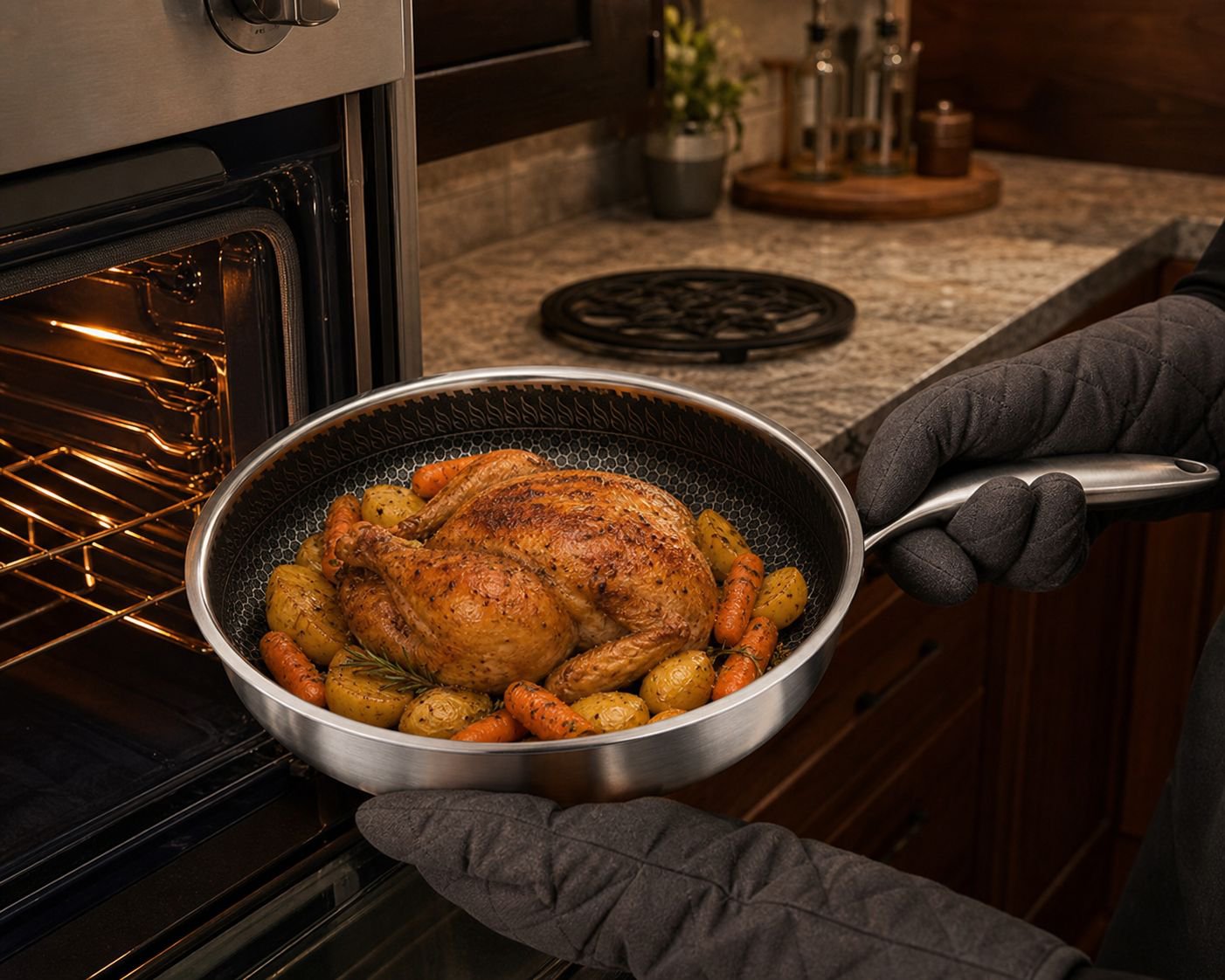 High-quality stainless steel pots and pans for kitchen