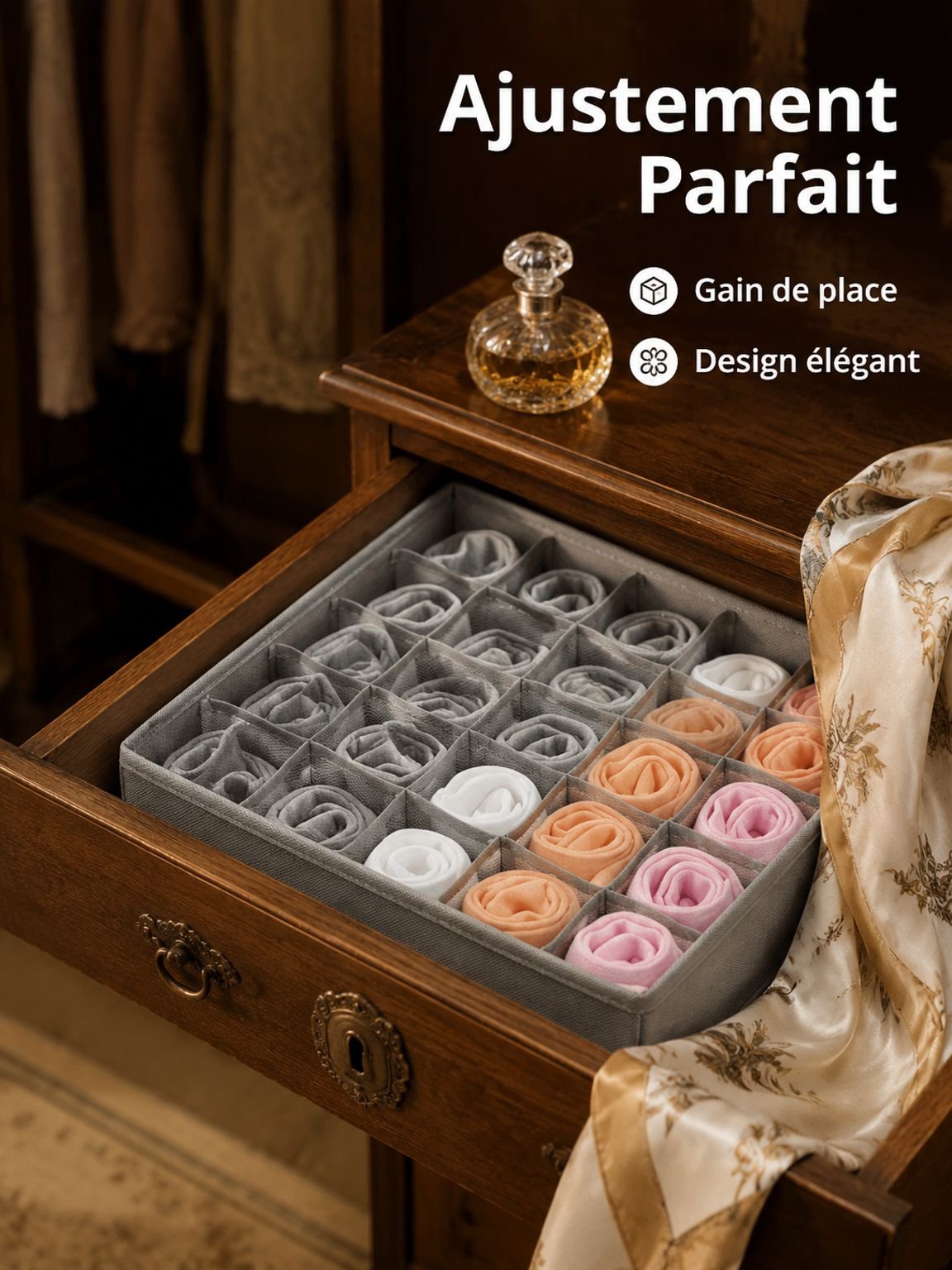 Boîte de rangement pour vêtements