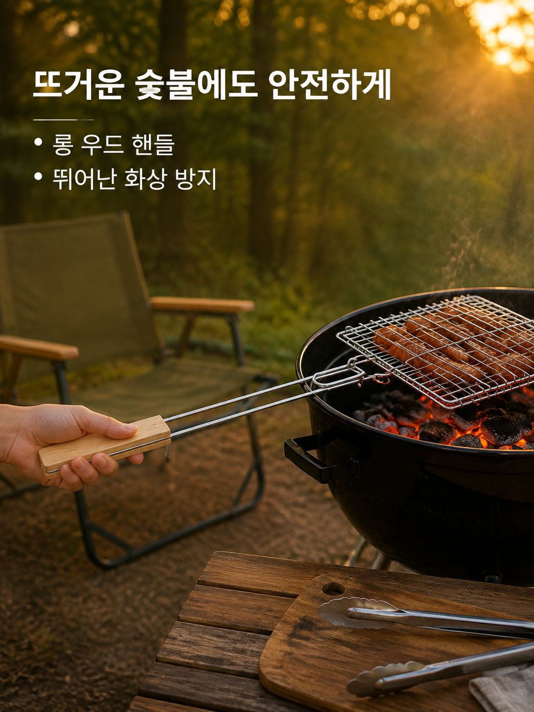 바비큐 그물
