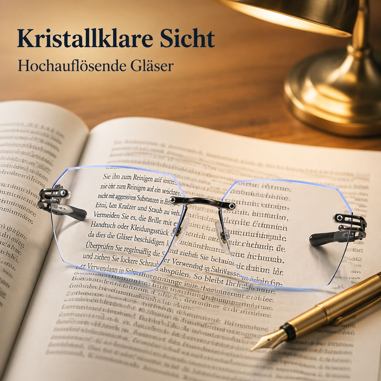 Lesebrille mit Farbverlauf