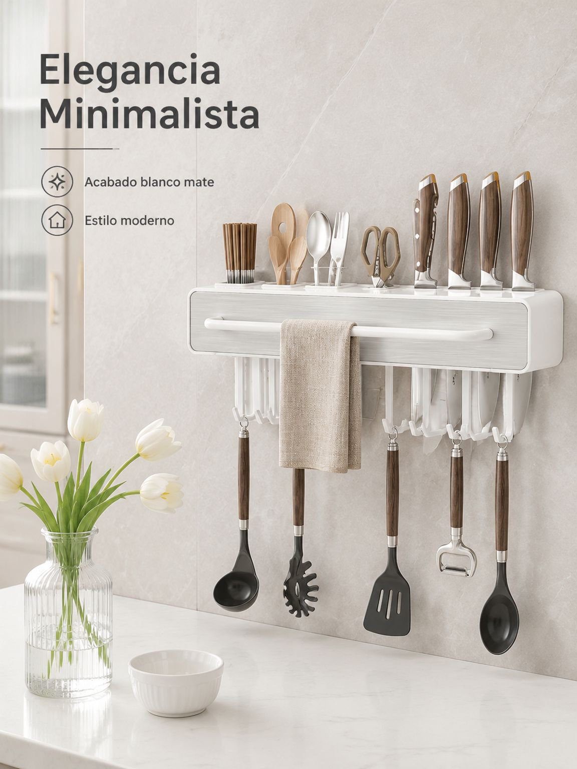 Accesorio de cocina moderno: escurridor multifuncional