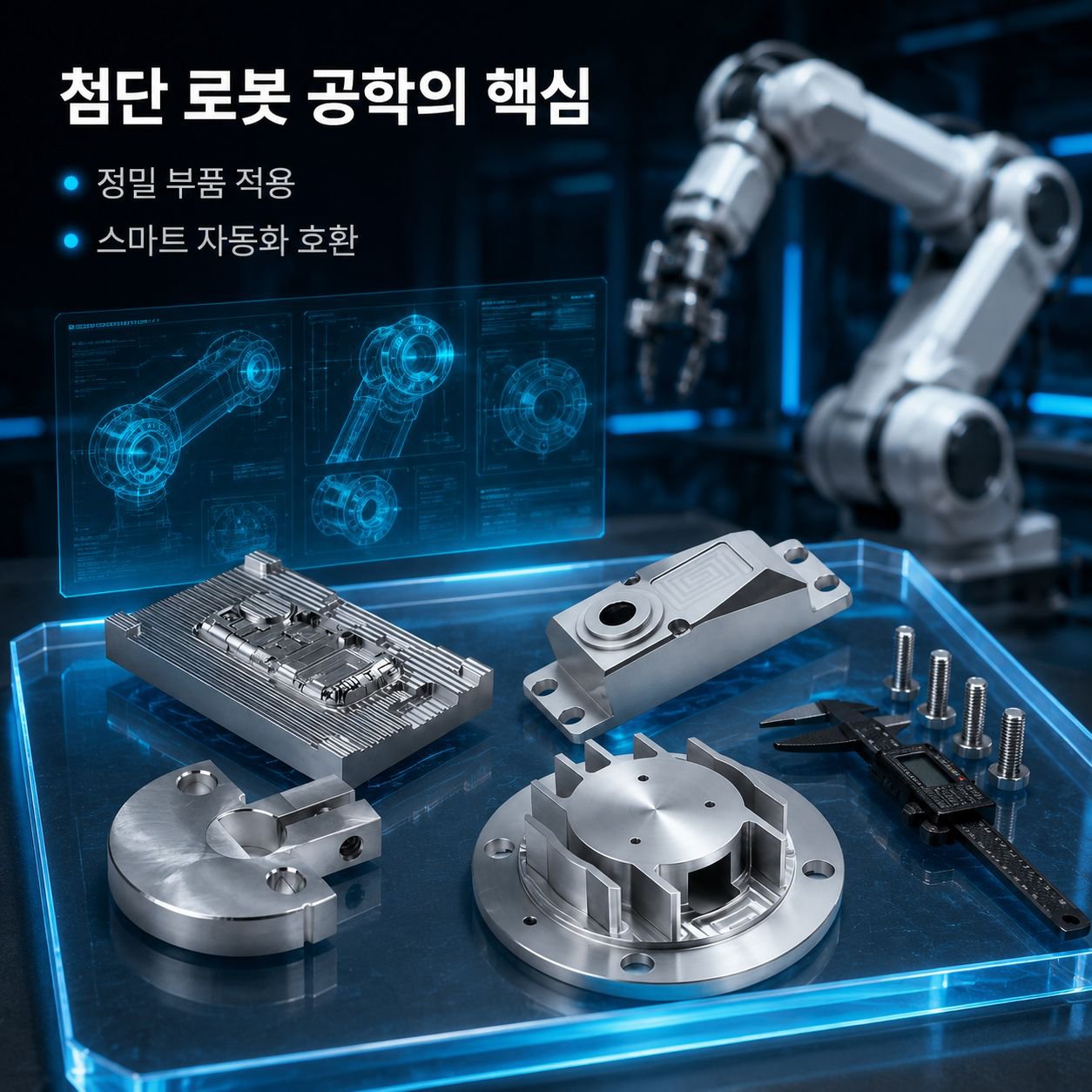 가공 스테인리스 알루미늄 합금 부품