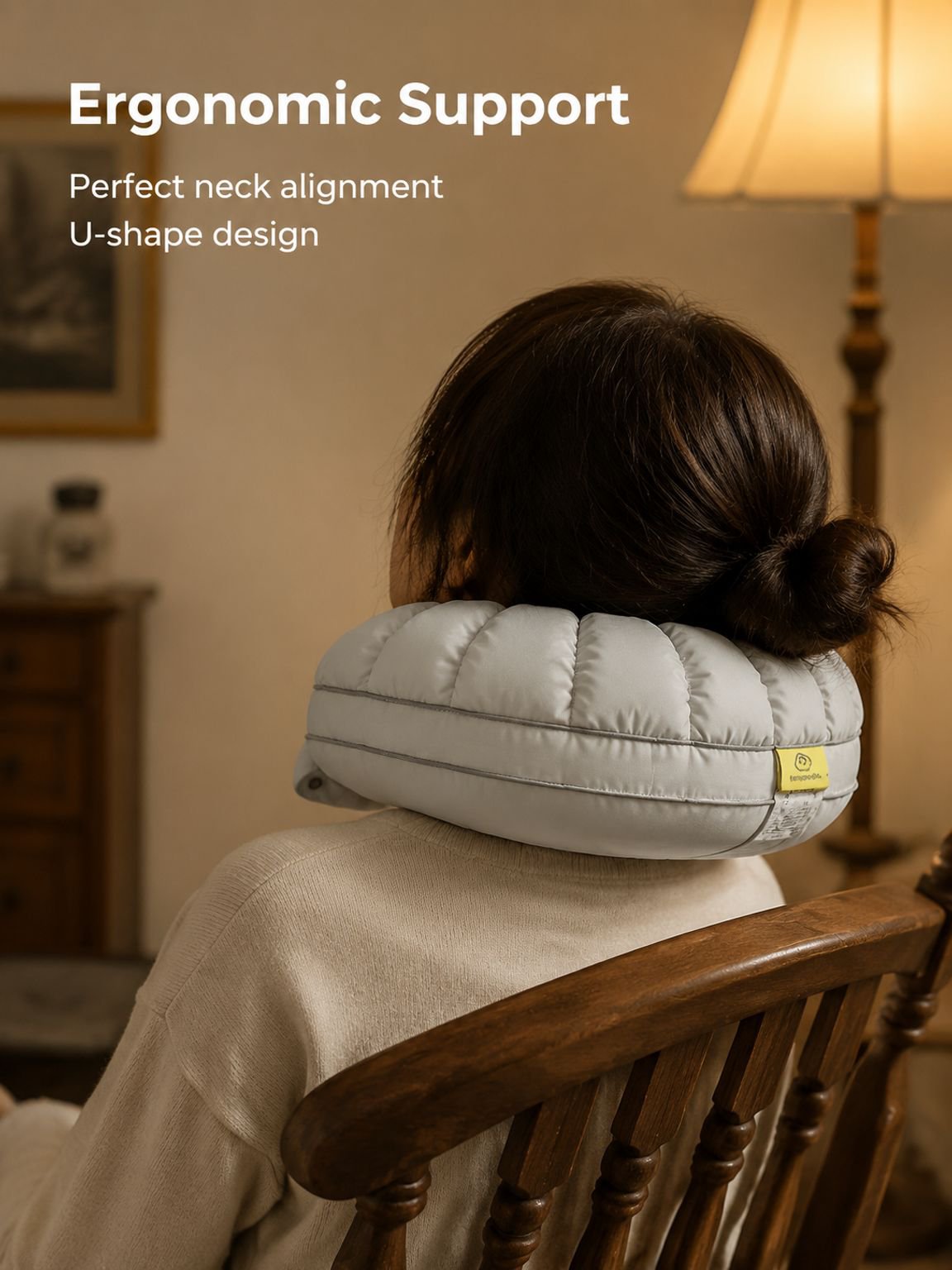 Comfortable Cloud Travel Neck Pillow - Pineapple Edition