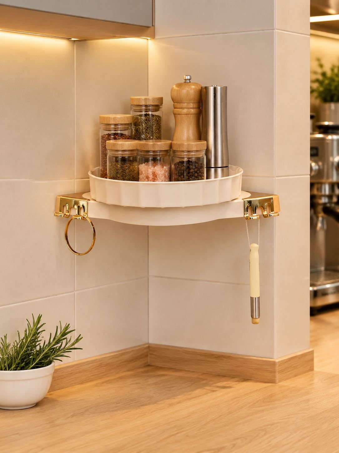 Drehbare Ablage ohne Loch Dreieck Badezimmer Ecke wandmontiertes Waschbecken Badezimmer Kosmetikrega