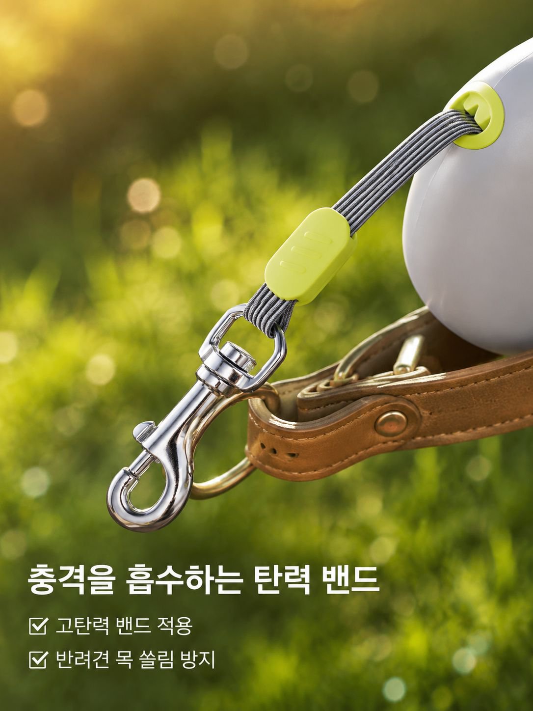 애완동물 견인기 신축 안전 방폭충 제어 가능
