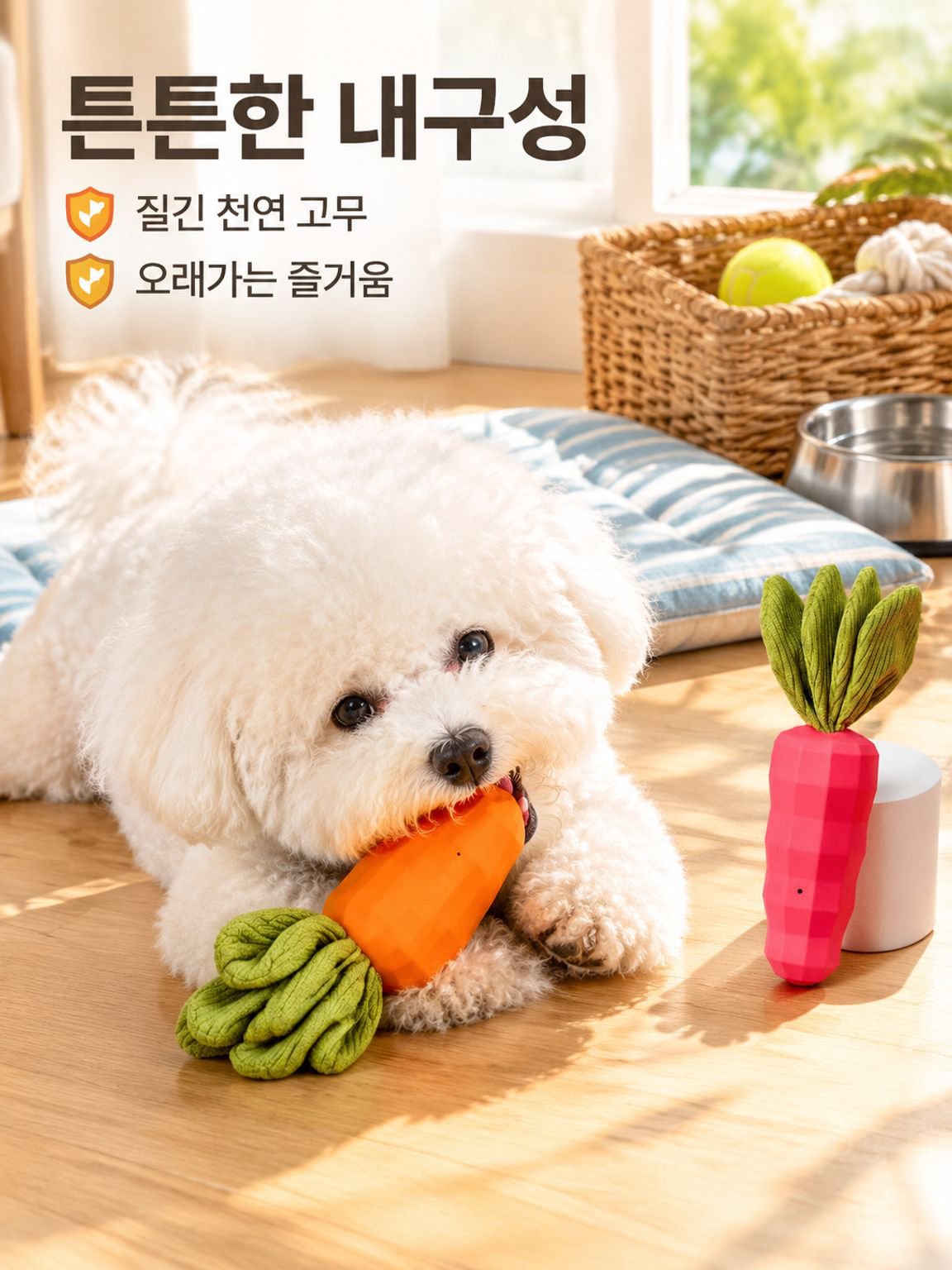 내구성이 뛰어난 삑삑 소리 나는 반려동물 장난감