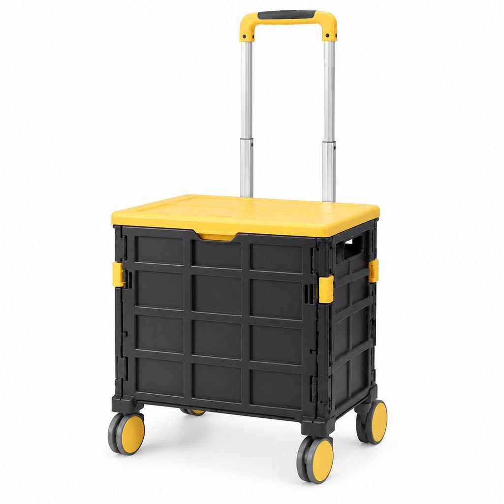 Carrito de compras plegable multifuncional