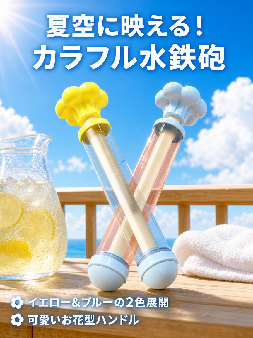 引き出し式の花火型水鉄砲