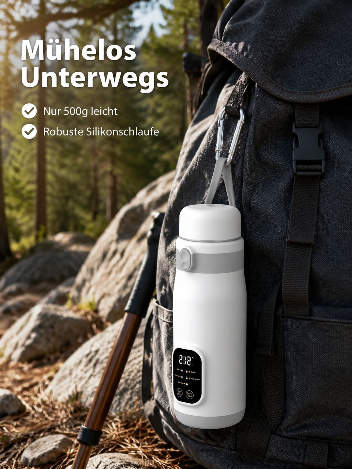 Neuer, intelligenter, tragbarer Wasserkocher mit konstanter Temperatur