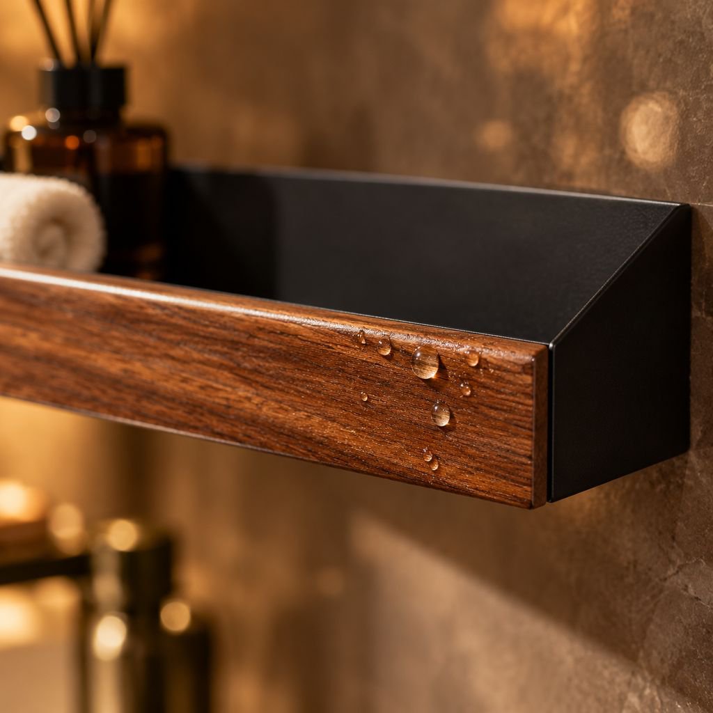 Organizador de baño resistente al agua y sin taladros