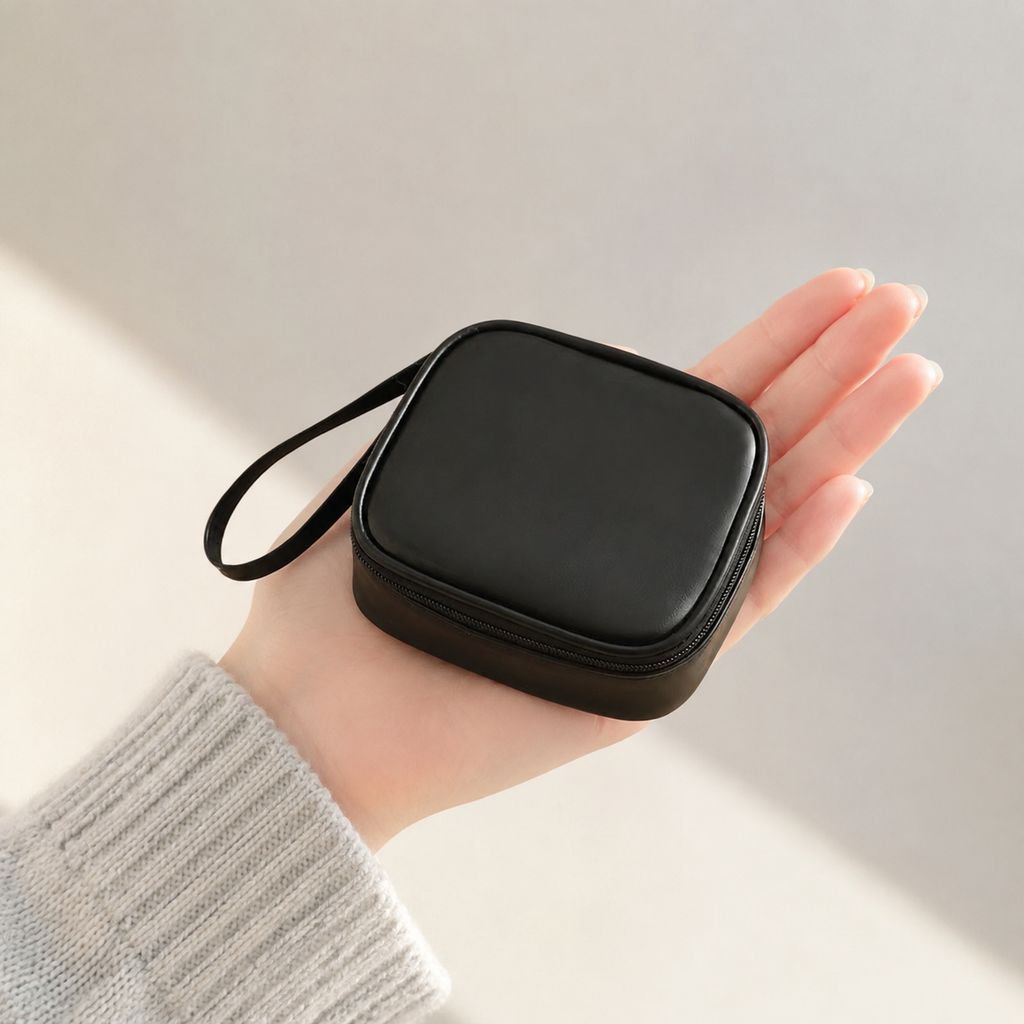 バッグにすっきり入るミニサイズの生理用ポーチ
