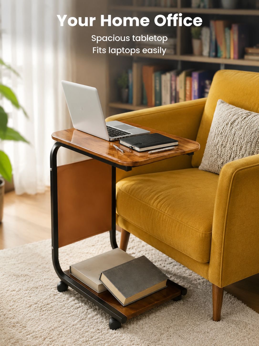 Stylish end table with versatile home furniture design