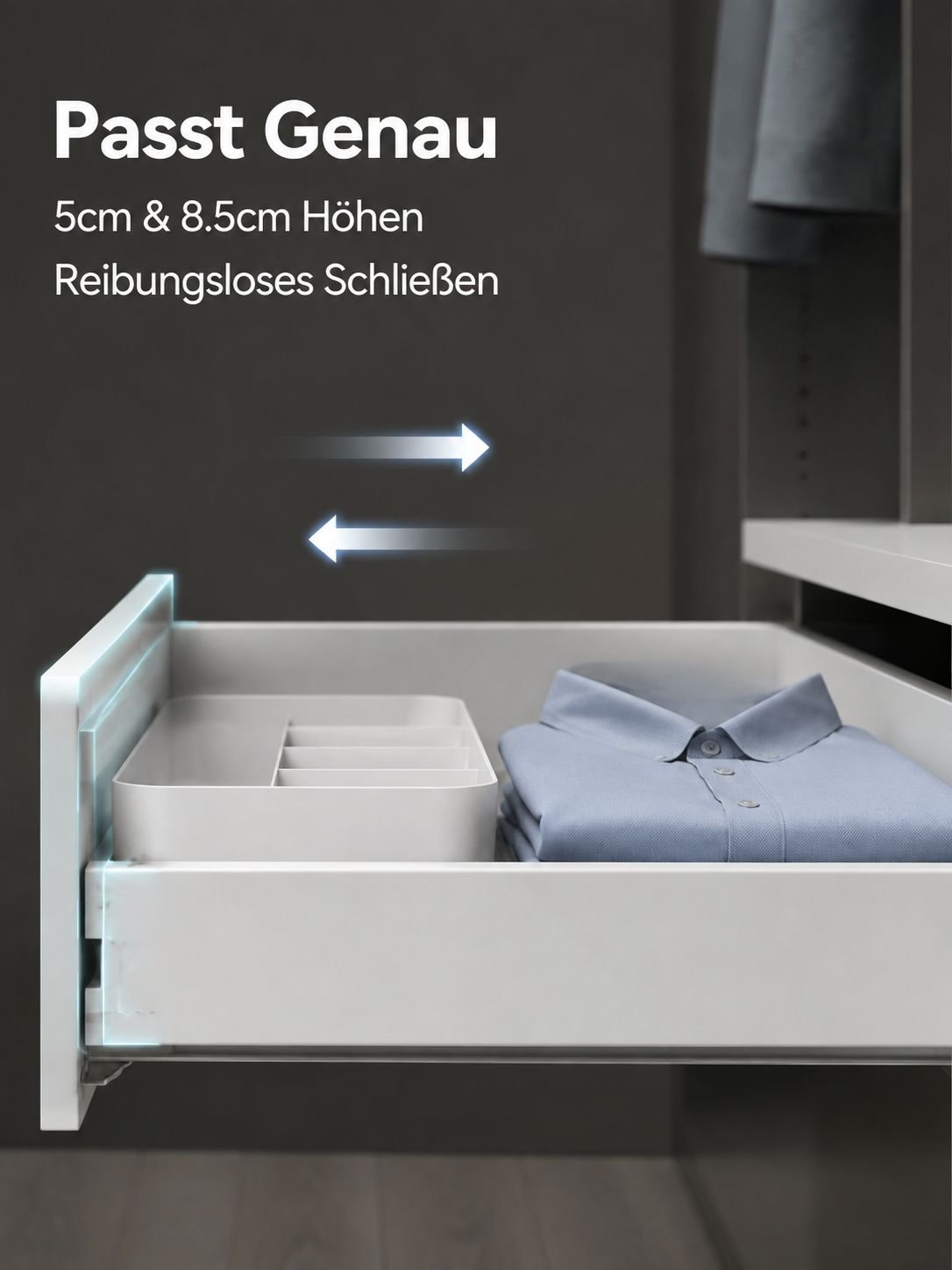 Mehrschichtige Schubladen-Aufbewahrungsbox