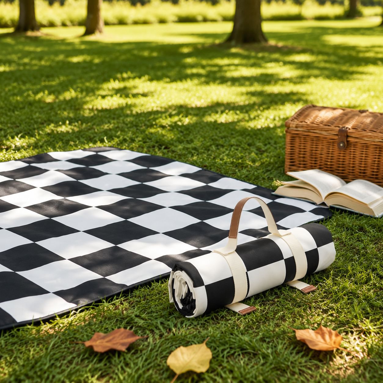 Tapis de pique-nique en toile, tapis résistant à l'humidité, tapis de camping épais et antiadhésif, 