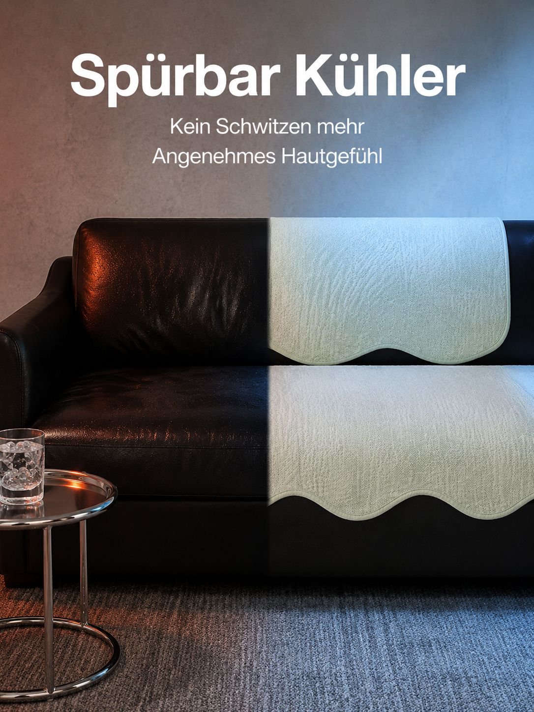 Atmungsaktive Sofabezug für heiße Sommertage